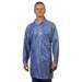 ESD-Safe Traditional Style Lapel Coat in OFX-100 Material, Blue, X-Small, 34" Long